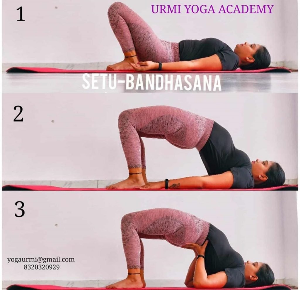 Setu-Bandhasaana-sequence-to-relieve stress